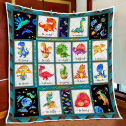 My Cuteness Dinosaur Quilt Blanket Geembi™