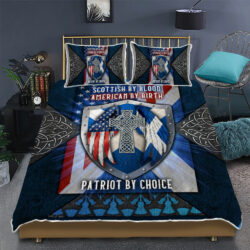 Scottish By Blood American By Birth Patriot By Choice Quilt Bet Set Geembi™