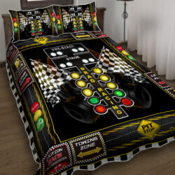 Drag Racing Quilt Bedding Set Geembi™