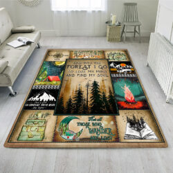Camping Rug And Into The Forest I Go To Lose My Mind And Find My Soul MLH1944R