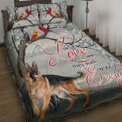 German Shepherd Those We Love Don't Go Away Quilt Bedding Set Geembi™
