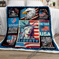 American Patriotic. Sofa Throw Blanket NKP199a Geembi™