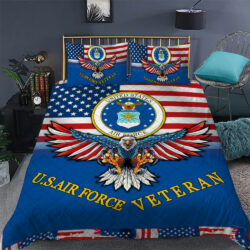 U.S. Air Force Veteran Quilt Bedding Set Geembi™