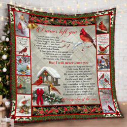 I Never Left You, Christmas Cardinal Quilt Blanket Geembi™