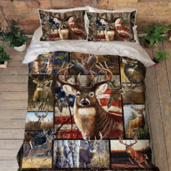 Deer American Quilt Bedding Set THH3470QS