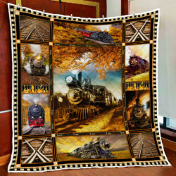 Steam Railroad Quilt Blanket Geembi™