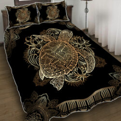 Mandala Turtle Quilt Bedding Set Geembi™