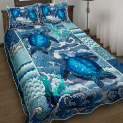 Ocean Turtle Quilt Bedding Set Geembi™