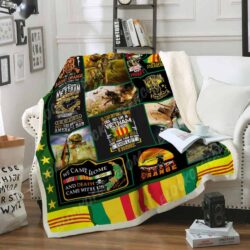 Never Underestimate An Old Man Who Is Also A Vietnam Veteran Sofa Throw Blanket SS181 Geembi™