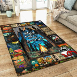 Camping Rug Stay Out Of The Forest  NTB61R