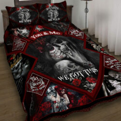 Skull Couple. You And Me We Got This Quilt Bedding Set Geembi™