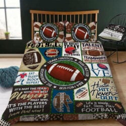 Eat Sleep Football Quilt Bedding Set Geembi™
