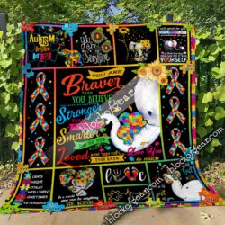You Are Braver Than You Believe, Autism Quilt Geembi™