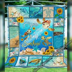 You Are My Sunshine, Sea Turtles Quilt Geembi™