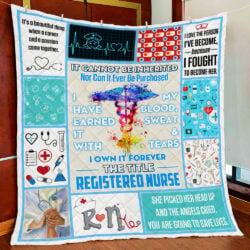 Registered Nurse I Own It Forever Quilt Geembi™
