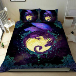 Dragon Of The Moon Quilt Bedding Set Geembi™
