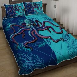 Giant Octopus Ocean Quilt Bedding Set Geembi™