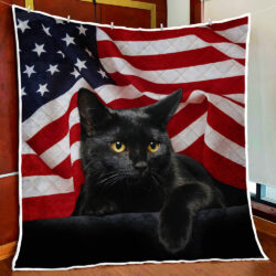 Black Cat American Quilt Blanket Geembi™