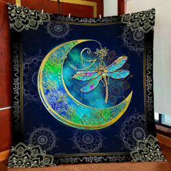 Dragonfly Moon Quilt Blanket PSL75Q Geembi™