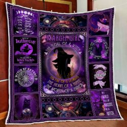 March Girl - The Soul Of A Witch Quilt Blanket Geembi™