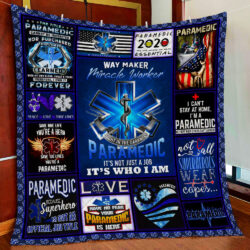 Paramedic. It’s Who I Am Quilt Blanket Geembi™