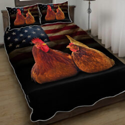 Roosters Make Me Happy Quilt Bedding Set Geembi™