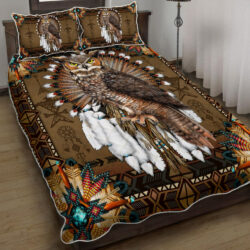 Native American Owl Spirit Quilt Bedding Set Geembi™