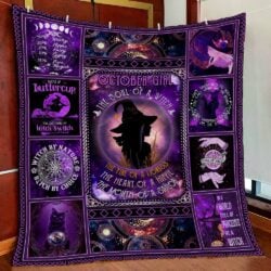 October - The Soul Of A Witch Quilt Blanket Geembi™