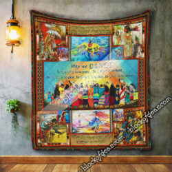 Native American Pow Wow  Quilt Blanket  Geembi™