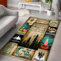 Camping Rug And Into The Forest I Go To Lose My Mind And Find My Soul MLH1944R