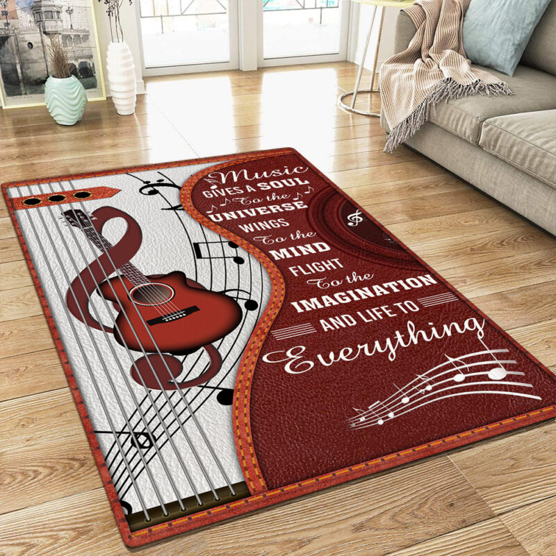 Guitar Rug Music Gives Soul To The Universe ANT242R