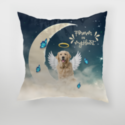Personalized Dog Cushion Heaven Moon Dog Forever In My Heart Cushion TRV1577CUCT