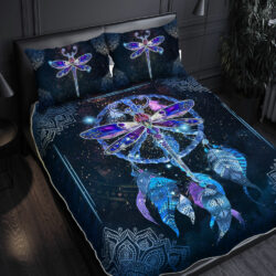 Dragonfly Dreamcatcher Quilt Bedding Set QNN674QS