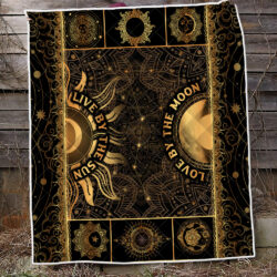 Sun And Moon Quilt Blanket Live By The Sun Love By The Moon BNT233Q