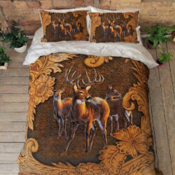 Deer Hunting Quilt Bedding Set  Forest NTB110QS