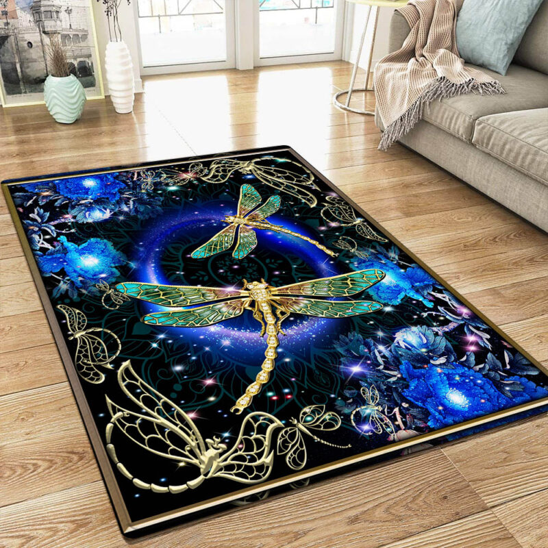 Dragonfly Mandala Rug THH2839R