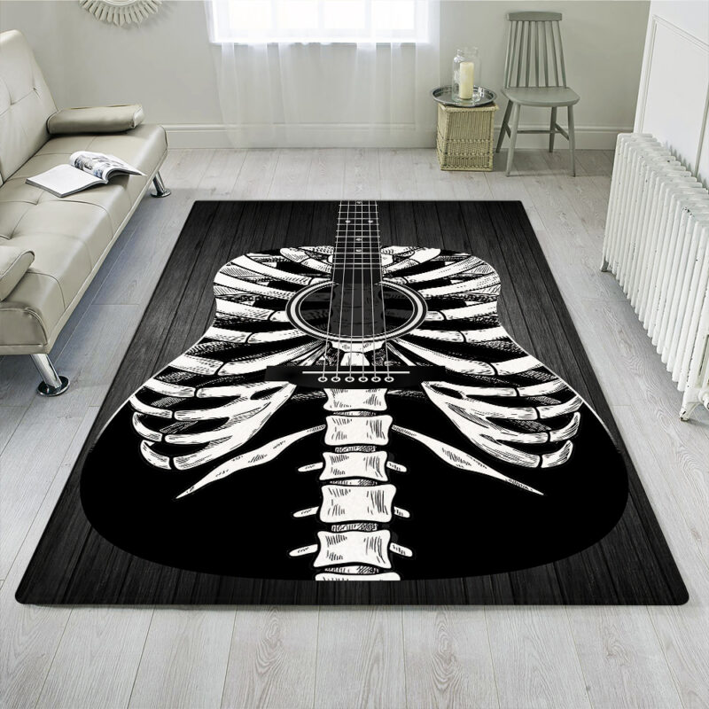 Acoustic Guitar Rug Guitar Skeleton BNT473R