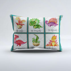 My Cuteness Dinosaur Pillowcases