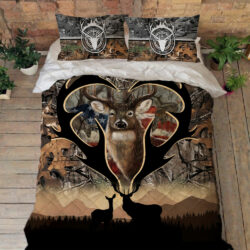 Deer Hunting Quilt Bedding Set THN3784QS