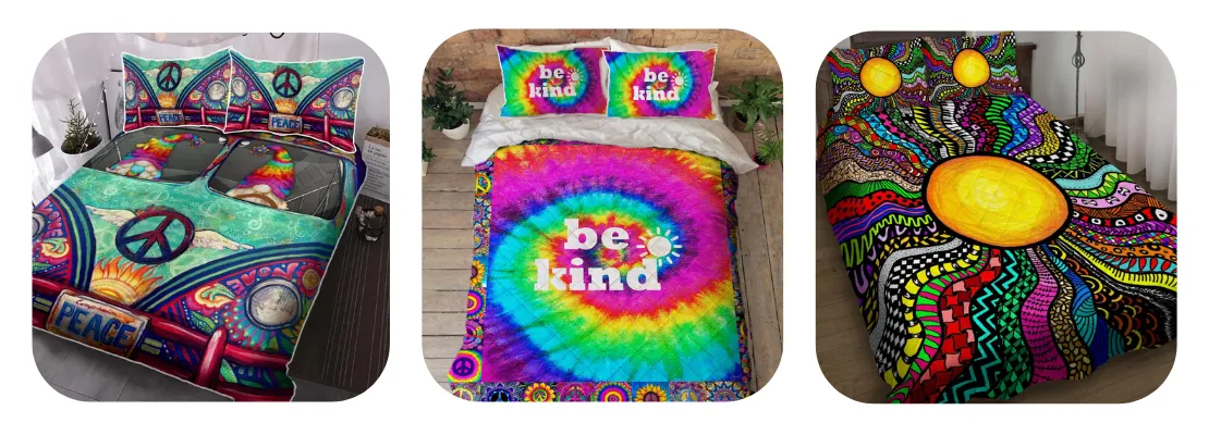 hippie quilt sets