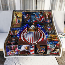 Patriotic Eagle, American Eagle Sofa Blanket TPT113B
