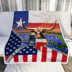 Texas Sofa Throw Blanket My Nation My Heritage BNN81B
