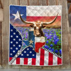 Texas Quilt Blanket My Nation My Heritage BNN81Q