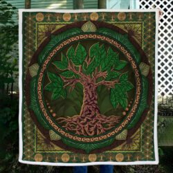 Irish Celtic Sofa Throw Blanket Celtic Tree Of Life BNN138B