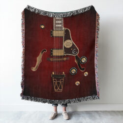 Electric Guitar Woven Blanket Tapestry TRL449WB