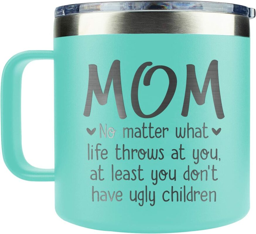 Gifts for Mom from Daughter Son Kid, Mint Mug