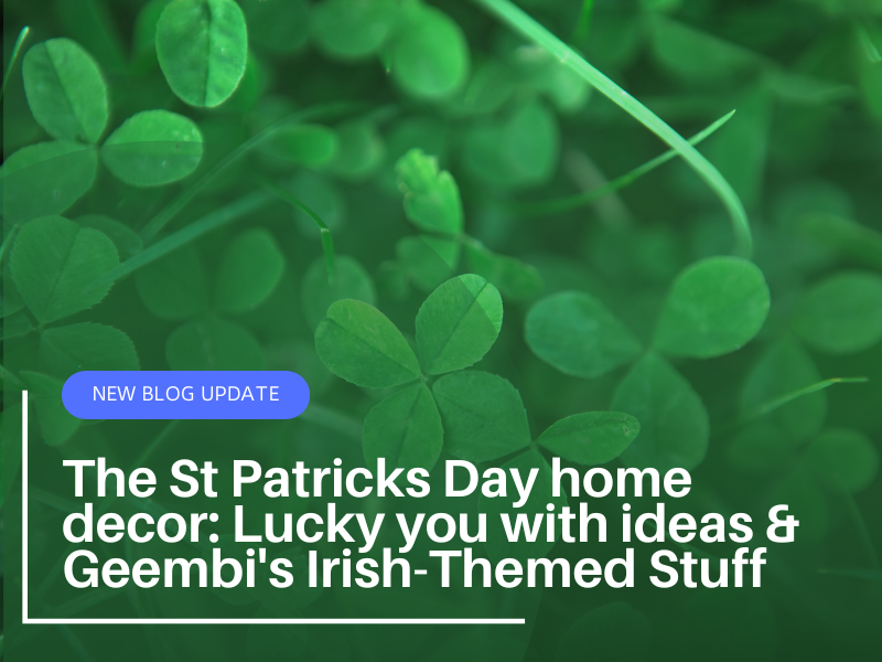 The St Patricks Day home decor