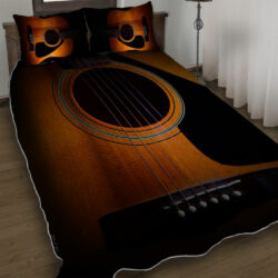 Guitar Quilt Bedding Set, Music Is Life Guitar Is Love, Guitarist Guitar Lover TQN637QS