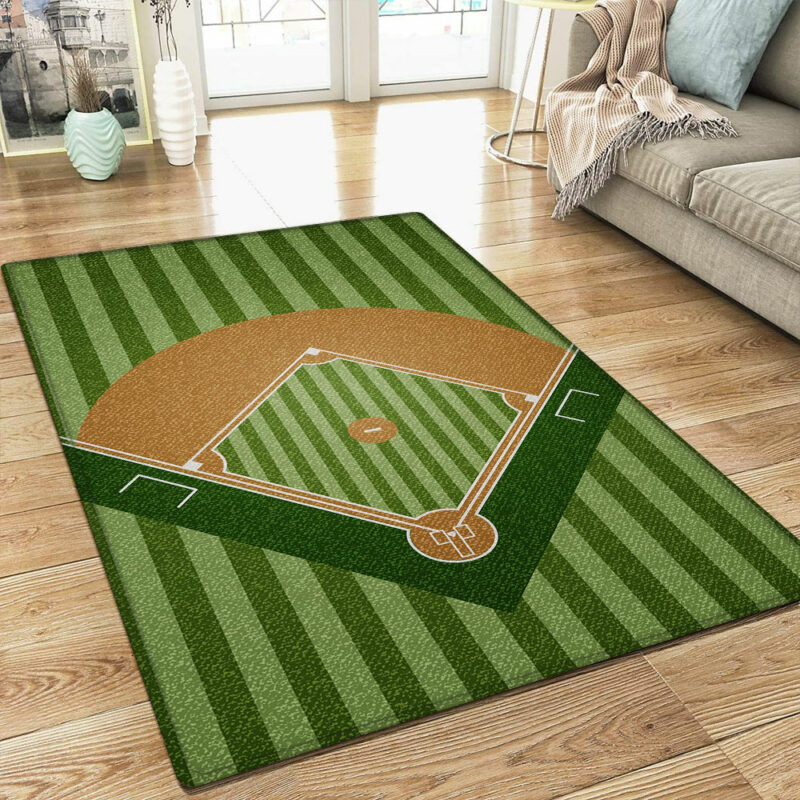 Baseball Field Rug MLN1108R