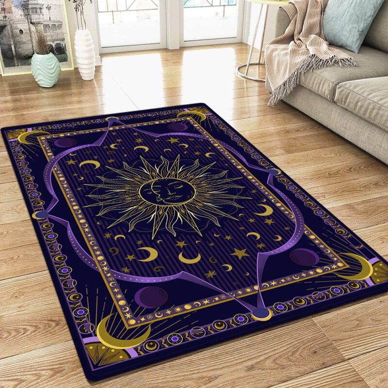 Sun And Moon Bohemian Rug TPT847R